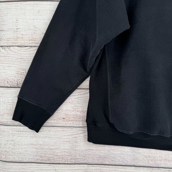 Vintage Steve & Barry's POW MIA Hoodie Sweatshirt‎ Men's Small Black Embroidered - Picture 8 of 13